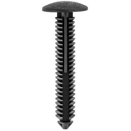 Clipsandfasteners Inc 25 Mud Flap Retainer Black Nylon Compatible with Ford