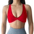 thumbnail image 2 of 2025 Strappy Yoga Sports Bras for Women Padded Criss-Cross Back Tank Tops, 2 of 5
