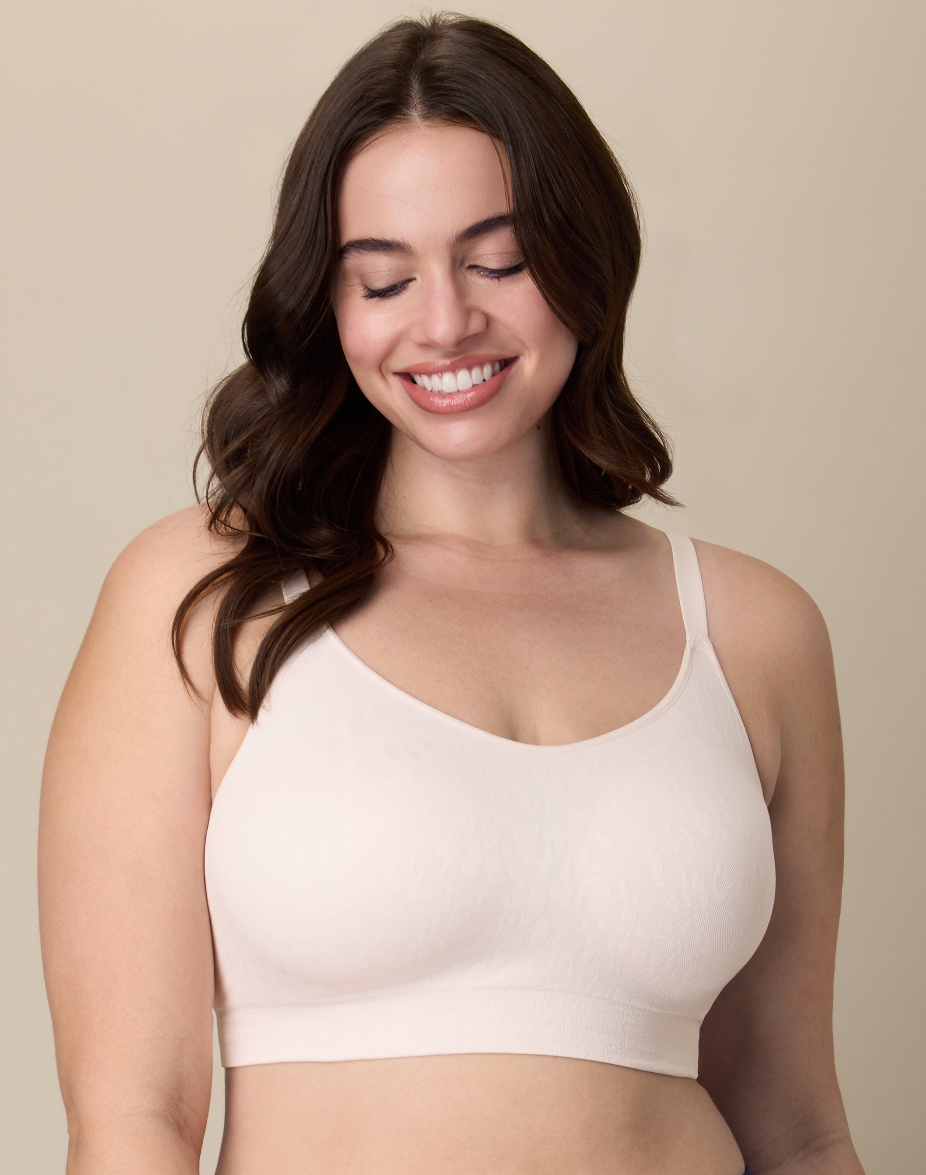 Playtex Full Coverage Convertible Wireless Bra Pack, Moisture-Wicking, 2-Pack  Heirloom White/Almond XL Women's