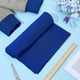 thumbnail image 4 of Tela de canalé azul para puños, tela elástica, tejido de punto elástico, telas para coser cinturillas., 4 of 9