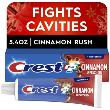 Crest Complete Plus Cinnamon Expressions Teeth Whitening Toothpaste, 5.4 oz