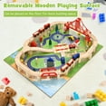 thumbnail image 5 of Gymax Wooden Kids Train Track Railway Set Table w/100 Pieces Storage Drawer, 5 of 10