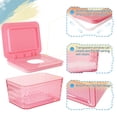 thumbnail image 3 of Whiidoom Wipes Dispenser One-Handed Operation Wipe Holder For Baby & Adult Seal-Designed Wipes Container For Bathroom Keep Diaper Wipes Fresh (Pink), 3 of 4