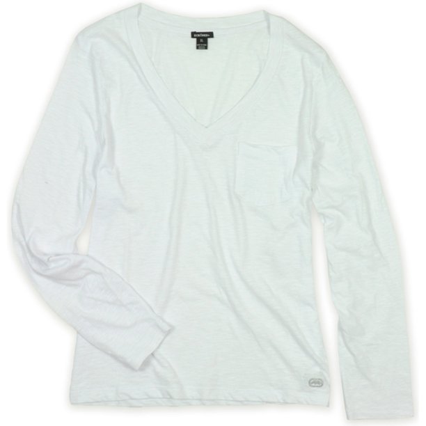 Camiseta básica con adornos Ecko Unltd. Holiday Top Mujer Blanco XL