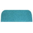 thumbnail image 3 of Outdoor Decor Aqua Textured Print Bench Seat Cushion 48 x 18 in Aqua, 3 of 4
