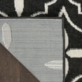 thumbnail image 6 of Nourison Essentials Indoor/Outdoor Black Ivory 2'2" x 7'6" Area Rug (2x8), 6 of 9