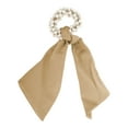 thumbnail image 1 of Ofertas Únicas 1 Pc Banda Elástica de Perlas con Cinta Elegante Beige Marrón Claro, 1 of 5