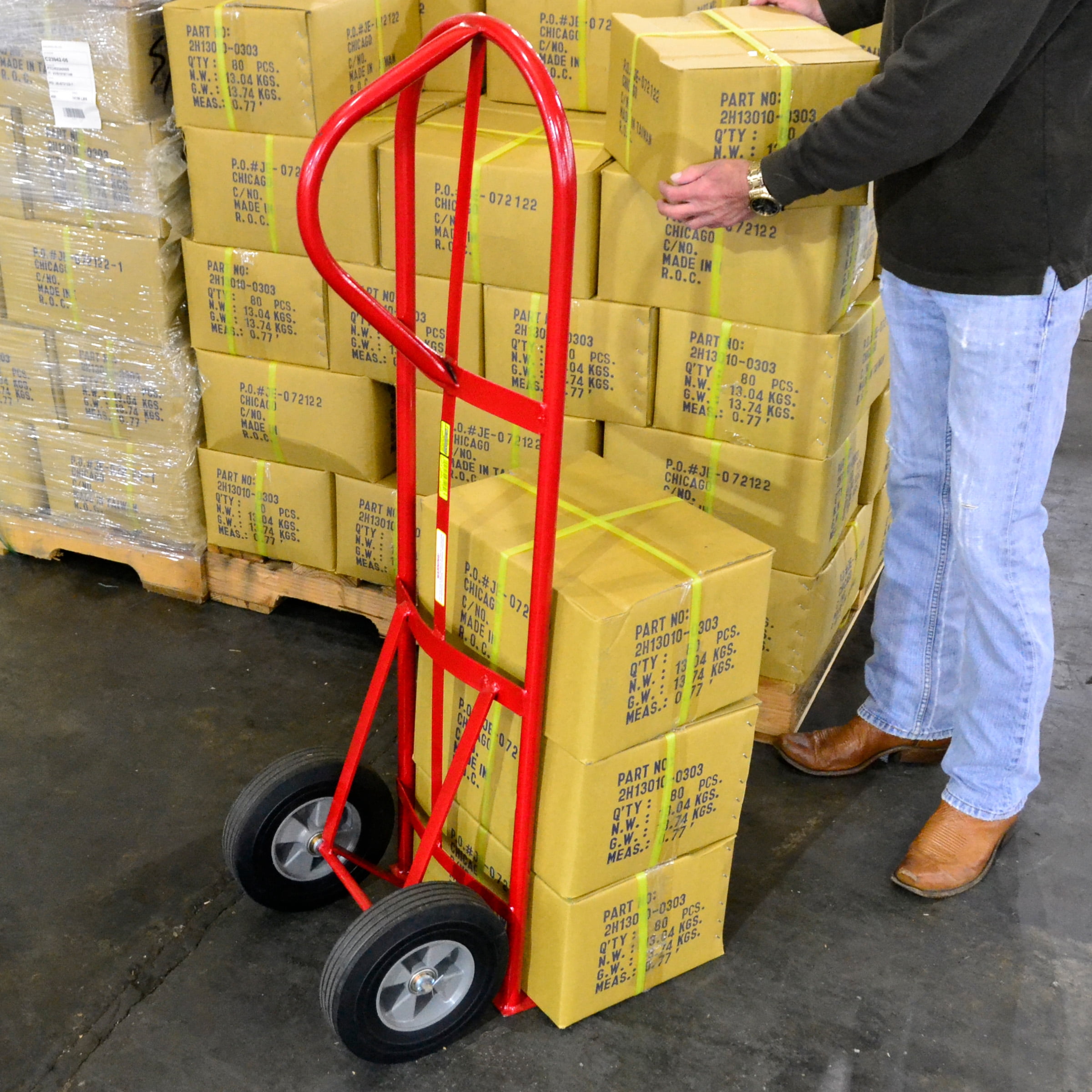 Milwaukee  Hand Trucks P-Handle Hand Truck, 800 lbs. Load Capacity (1 Unit)