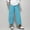 z Blue, variant on BKQCNKM Wide Leg Pants Woman Linen Pants Women Lounge Pants Women Pants Cotton Casual Female Casual Pants Green L