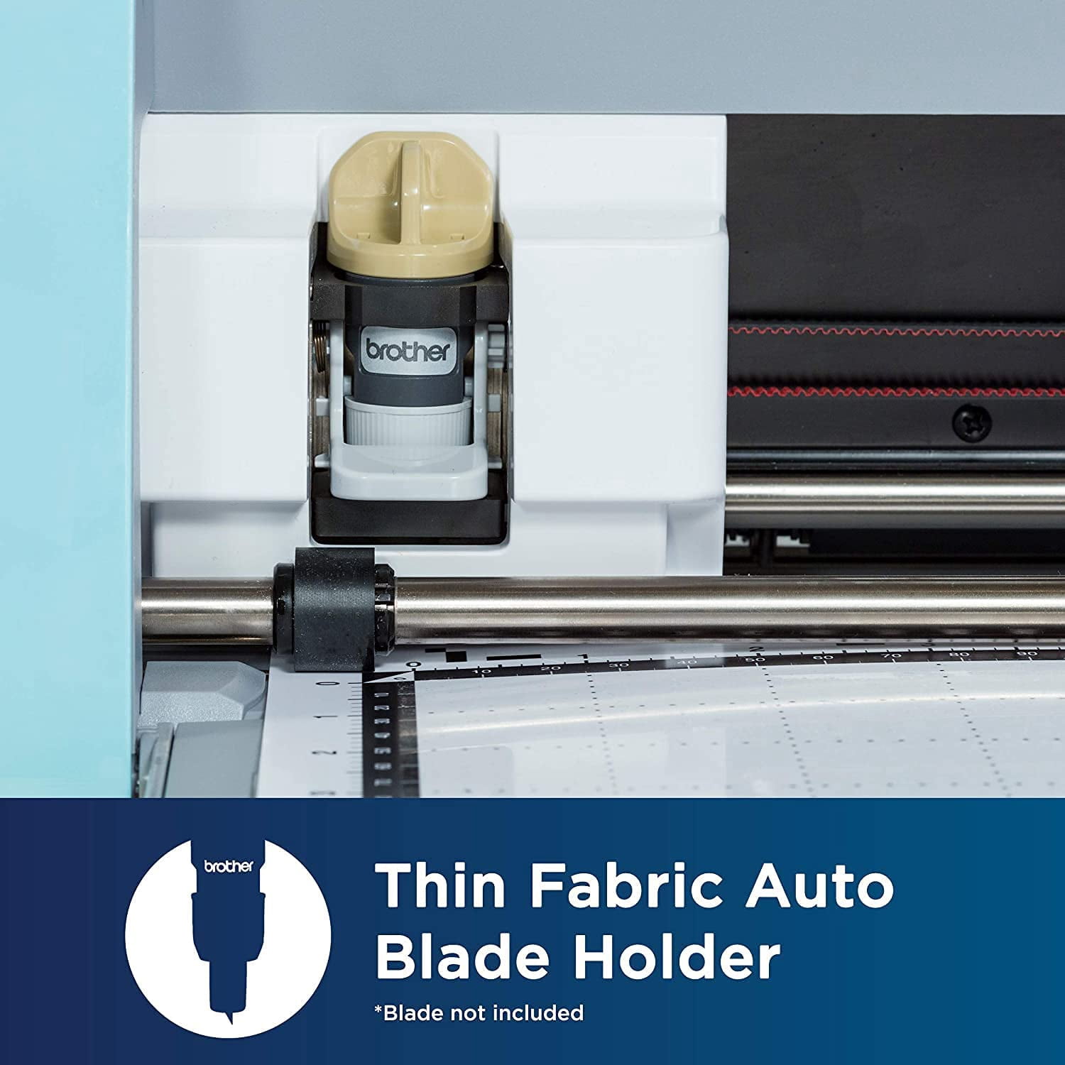 Brother ScanNCut DX Thin Fabric Auto Blade Holder CADXHLDQ1 and 6 CADXBLDQ1 Replacement Blades