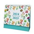 thumbnail image 2 of 2024 English Creative Simple Desk Calendar 18 Months 365 Days Countdown Monthly Planning Note Calendar Ornament, 2 of 9