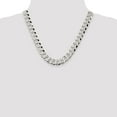 thumbnail image 4 of Primal Silver Sterling Silver 12.30mm Beveled Curb Chain, 4 of 4