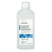 McKesson Isopropyl Rubbing Alcohol - First Aid Antiseptic, 16 oz, 1 count