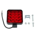 thumbnail image 1 of Bgsha 1PCS Car LED Mini Square Headlights Replacement Accessory 48w 16LED Work Light Pod Lighting Truck Off Road Tractor 12v, 1 of 10