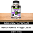 thumbnail image 5 of Kaya Naturals Elderberry Immune Support | Elderberry with Zinc and Vitamin C for Adults Elderberry Vitamins, Probiotics & Turmeric 1200mg Immune System Booster Capsules - 60 Count, 5 of 8