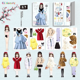 thumbnail image 1 of Pegatinas magnéticas creativas para niños, muñecos de princesa Cosplay, juguetes de papel para niños de 3 a 10 años, pegatina bonita para nevera, 1 of 5