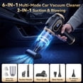thumbnail image 6 of FLORAY Cordless Handheld Car Vacuum Cleaner with Digital Battery Display, Portable Cleaner with 9 Attachments for Car, Home & Office, 6 of 9