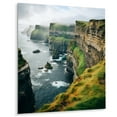 thumbnail image 2 of Designart "Of Moher Ireland Cliffs wall art I" Nautical & Beach Metal Art Print, 2 of 5
