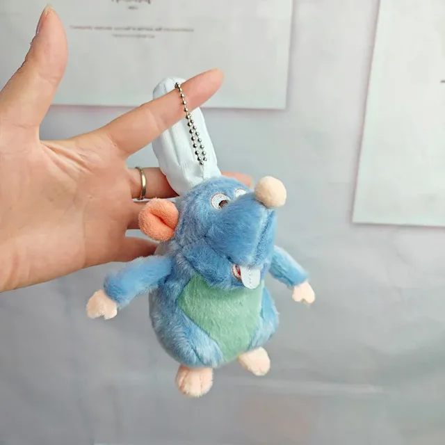 Llavero de peluche Disney Kawaii Ratatouille Remy, figura de anime, tienda Ratatouille Chef Remy, llavero de juguete, regalo, juguetes para niños