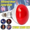 thumbnail image 2 of E27 275W Infrared Red Heat Light Therapeutic Therapy Relief Pain Lamp Bulb, 2 of 4