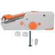 thumbnail image 1 of Portable Hand Sewing Machine DIY Mini Household Electric Stitch Needlework Tool Orange, 1 of 5