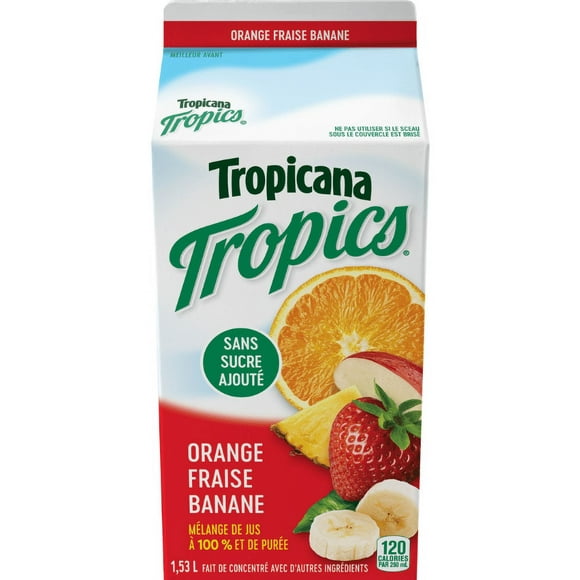 Tropics Orange Strawberry Banana 1.53L, Tropics Orange Strawberry Banana 1.53L