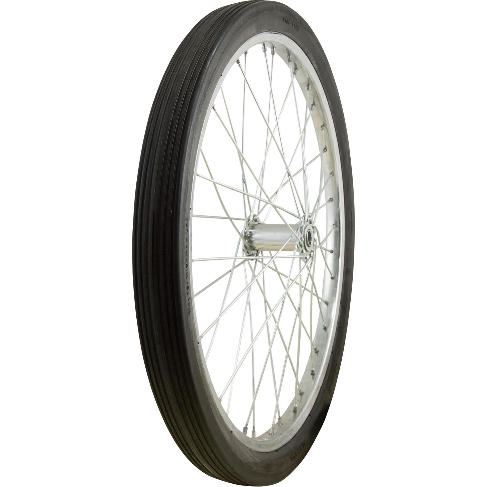 Marathon Tires 50848 Flat-Free Tire on Steel Spoke Rim - 0. 75 inch Bore, 24 x 2. 0 inch