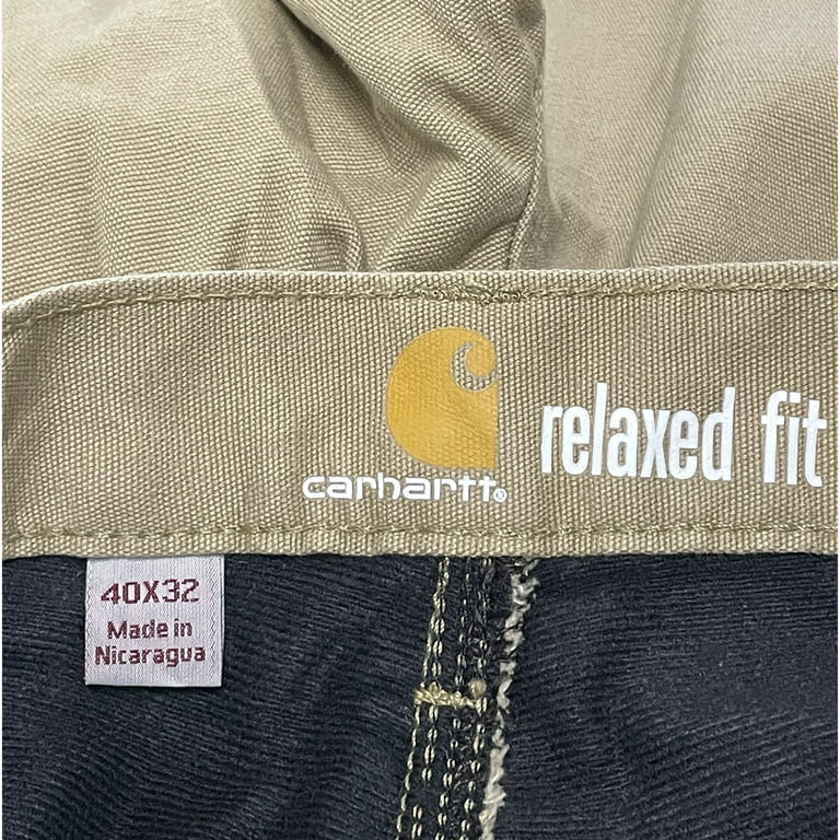 Carhartt Men's Rugged Flex Relaxed Fit Canvas Flannel-Lined Work