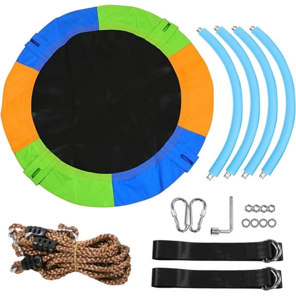 DEWEL 40" Christmas Gift Saucer Swing Tree Swing Outdoor Backyard for Swing Seat,Deal on Sale Clearance