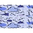 thumbnail image 1 of Ahgly Company Indoor Rectangle Patterned Heavenly Blue Area Rugs, 2' x 4', 1 of 6