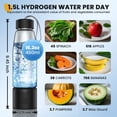 thumbnail image 3 of Botella de agua de hidrógeno LOOHOI 2025 con tecnología SPE/PEM avanzada, 3 of 8