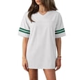 thumbnail image 4 of Replica Football Jerseys for Men Unisex Classic Blank Workout Sport Shirts Casual Fitness Outfits Green 3XL, 4 of 5