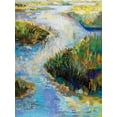 thumbnail image 2 of Vertentes, Jeanette 19x24 Gold Ornate Wood Framed with Double Matting Museum Art Print Titled - Water Walkway, 2 of 4