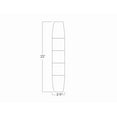 thumbnail image 3 of Modular 22 Person Powered Boardroom Table Boat Shaped Metal T-Bases, 3 of 8