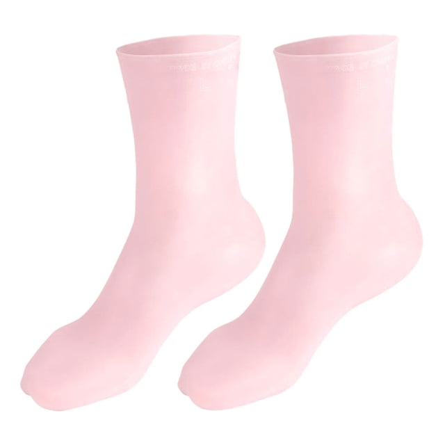 FELTECHELECTR 1 par de calcetines largos hidratantes para pies, calcetines largos elásticos, cubrepiés antigrietas.