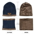thumbnail image 4 of Viworld Kids Winter Warm Knit Beanie Hat and Circle Scarf Set with Fleece Lining for Children Boys Girls, 4 of 7