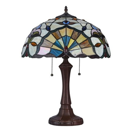 CHLOE Lighting ADDIE Tiffany-style 2 Light VictorianTable Lamp 16 ...