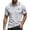 Light Gray, variant on Men's US 250th Anniversary Polo Shirt with 1776-2026 Print and Contrast Tipping Collar Featuring Short Sleeve Design for Independence Day Patriotic Celebrations Army Green L
