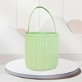 thumbnail image 2 of Michellecmm Cloth Easter Basket Cute Carry Around Plaid Print Bucket Tote with Long Handle, 2 of 8
