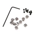 thumbnail image 2 of 10 Pcs Pins de Maintien Verrous de Sécurité Pinces avec Clé Outils, 2 of 5