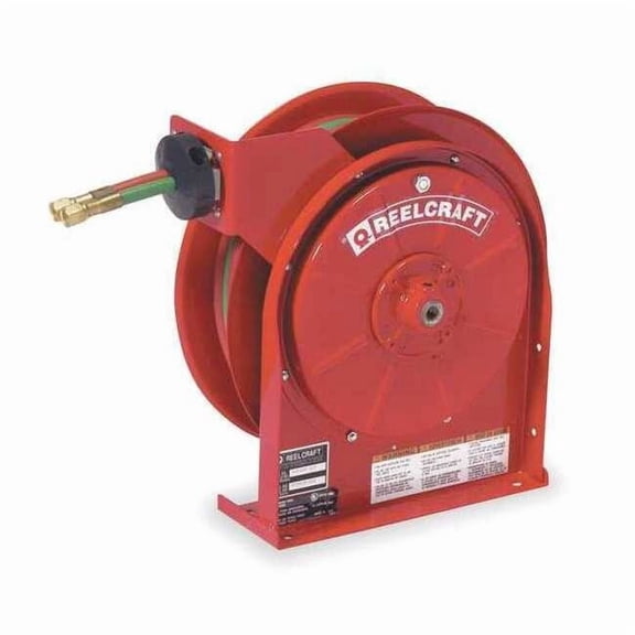 Reelcraft Welding Hose Reel,1/4" ID,25 ft,T Grade TW5425 OLPT