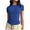 Blue, variant on tarylea Plus Size Tops for Women Crew Neck Short Sleeve T-Shirts Slim Fitted Solid Color Tops Casual Summer Basic Stretch Tops