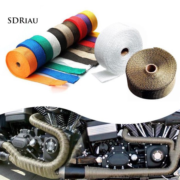 SD_5m Tubo De Escape De Térmico Antiescaldado Para Motocicleta