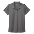 thumbnail image 5 of Yellow Rooster Womens Short Sleeve Eclipse Stretch Polo Shirt Shadow Grey 3XL, 5 of 7