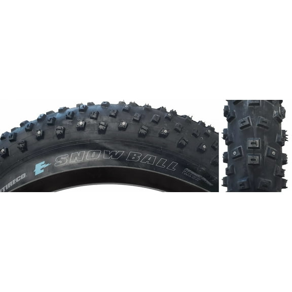 Vee Tire & Rubber Snowball Studded 120 Stud 20x4.0 Studded Wire TPI 36 Bk/Blk