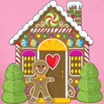 thumbnail image 3 of CafePress - Gingerbread House Women's Dark T Shirt - Women's Traditional Fit Dark T-Shirt, 3 of 4