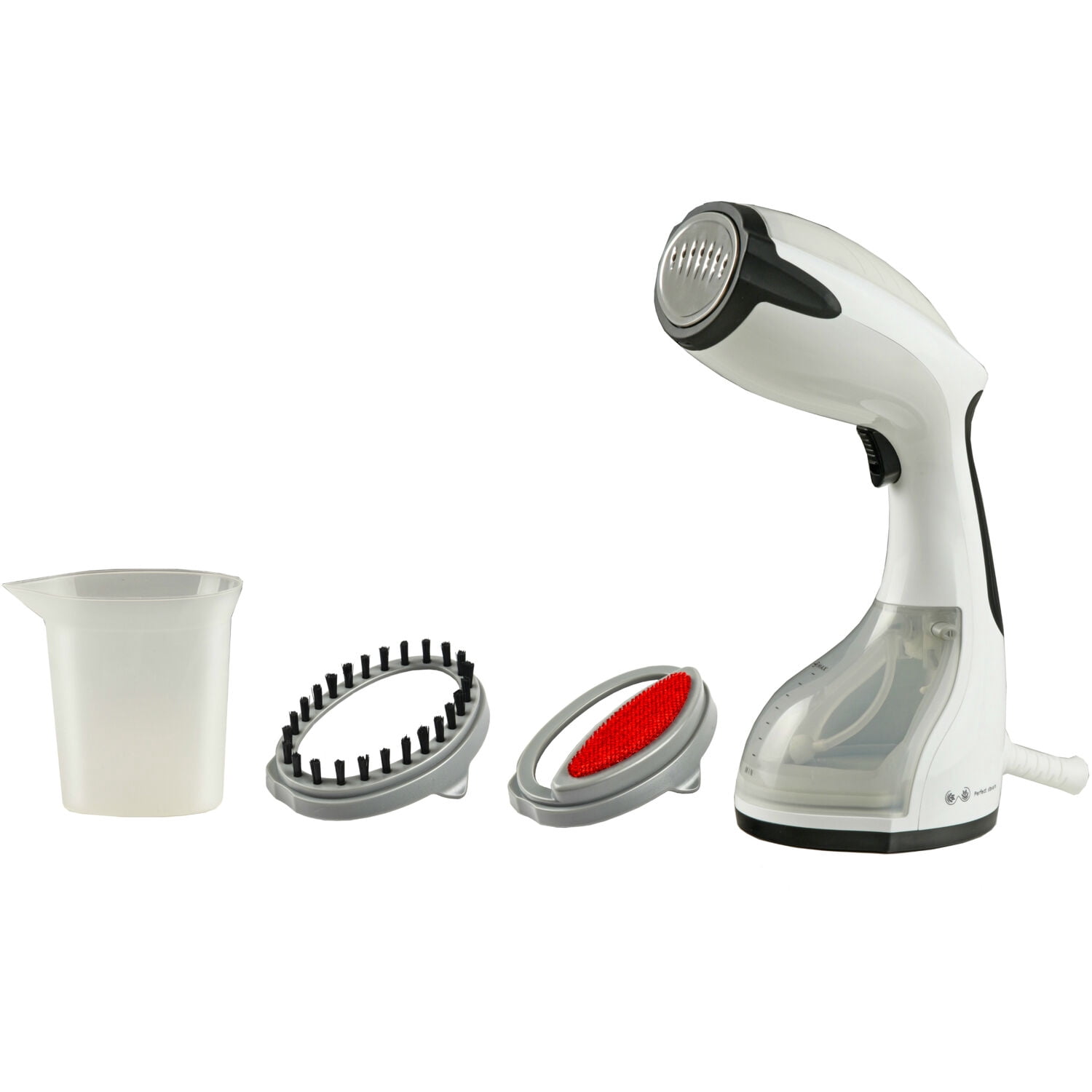 True & Tidy Tidy 1200W Stainless Steel Steam Press, Black Trim / White Body