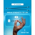 thumbnail image 4 of Kit de anclajes para cables TetherTies, adaptador múltiple, revestido de nailon negro, 4 of 7