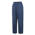 thumbnail image 6 of Sngxgn Womens Soft Pants Relaxed Fit Comfort Wear for Daily Styling(Blue,XXXL), 6 of 8