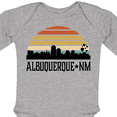 thumbnail image 4 of Inktastic Albuquerque New Mexico Skyline Boys or Girls Long Sleeve Baby Bodysuit, 4 of 5